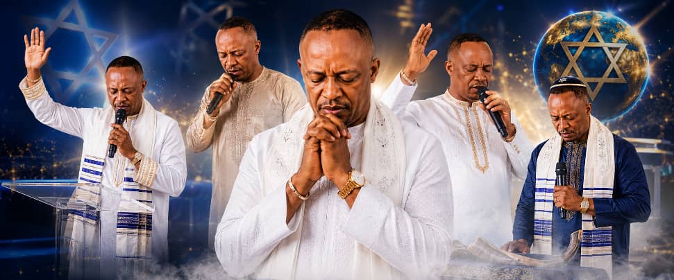 Pastor Goodluck in intercessory prayer